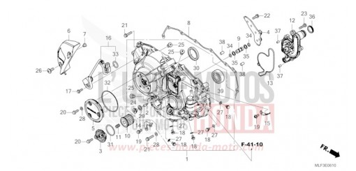 RIGHT CRANKCASE COVER (NT1100D) NT1100DN de 2022